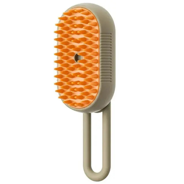 PawsSpa 3-in-1 Electric Pet Grooming Brush: Steamy Brush with Spray, Massaging Comb, and Hair Removal Function IGH