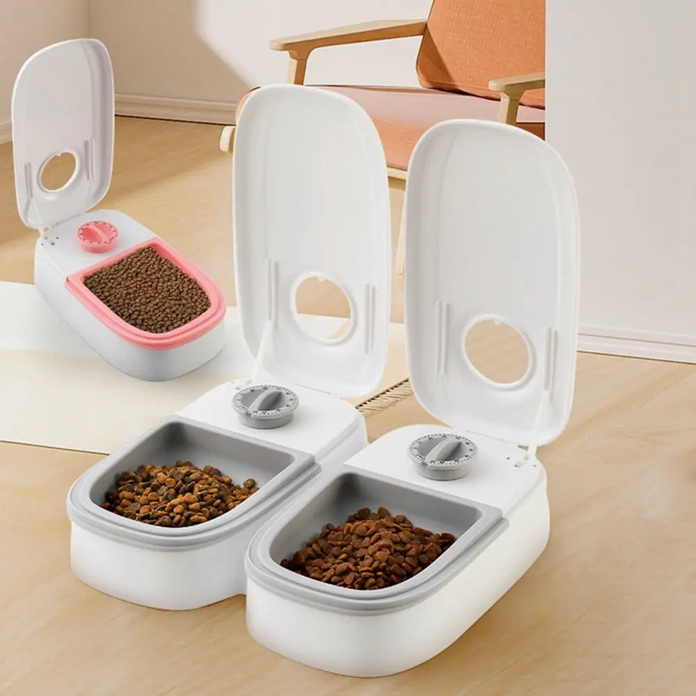 SmartPaws Auto Feeder: Timer, Stainless Bowl IGH
