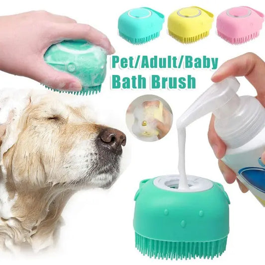 Silicone Pet Bath & Grooming Gloves IGH