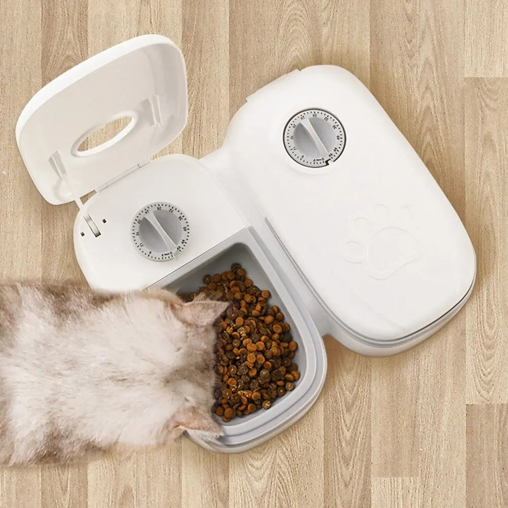SmartPaws Auto Feeder: Timer, Stainless Bowl IGH
