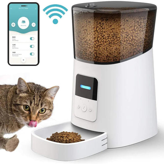 Smart Automatic Cat Feeder WiFi Enable Smart Pet Dog Food Dispenser