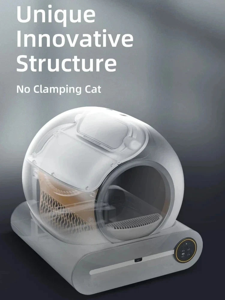 Tonepie 65L Automatic Smart Cat Litter Box Self Cleaning Fully Enclosed Cat Litter Box Pet Toilet Litter Tray English versions Ohh My Pet!