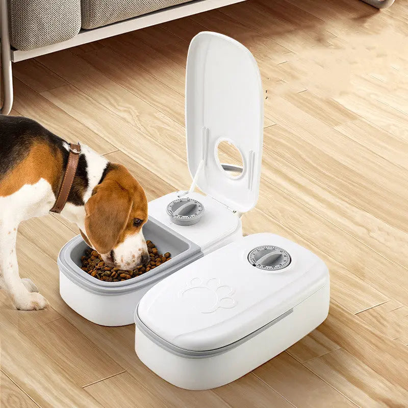 SmartPaws Auto Feeder: Timer, Stainless Bowl IGH